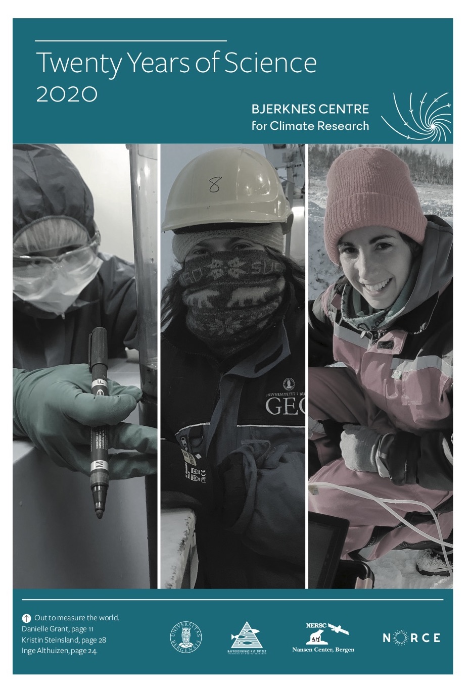 Front page Bjerknes Annual Report
